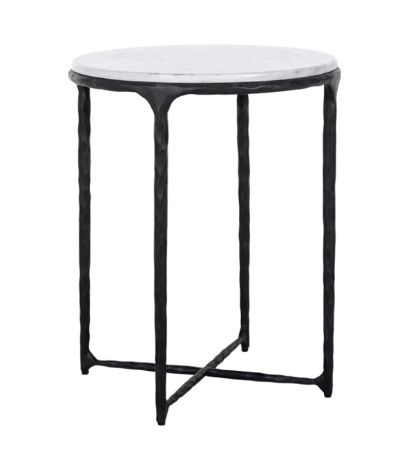 Bijzettafel Steel Smith zwart Ø50 (Black) - Richmond