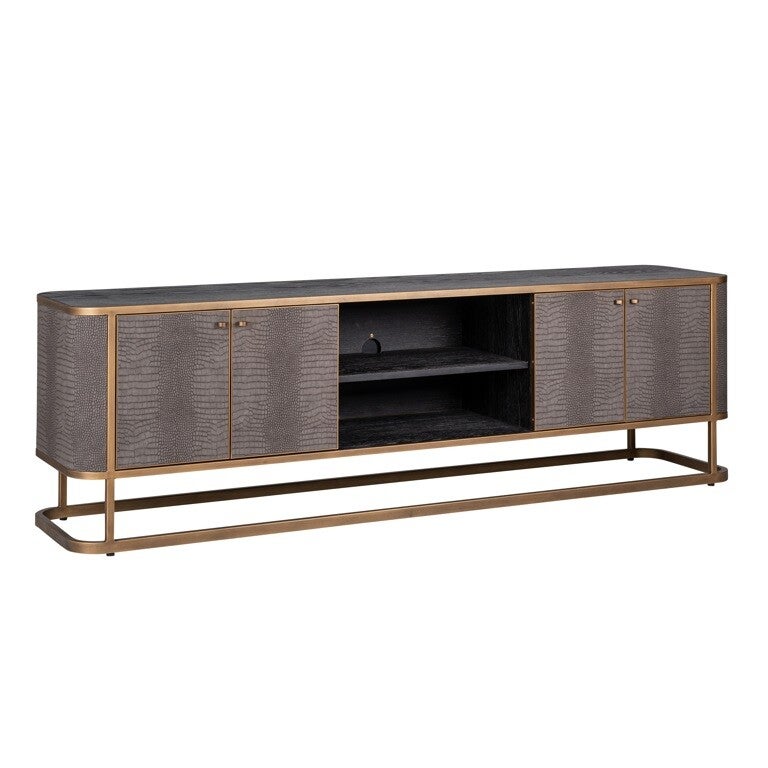 TV-dressoir Classio 4-deuren (Brushed Gold) - Richmond