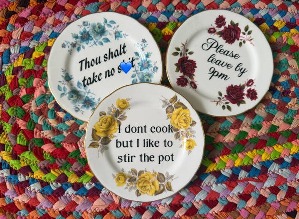 ‘Thou shall take no…’ plate