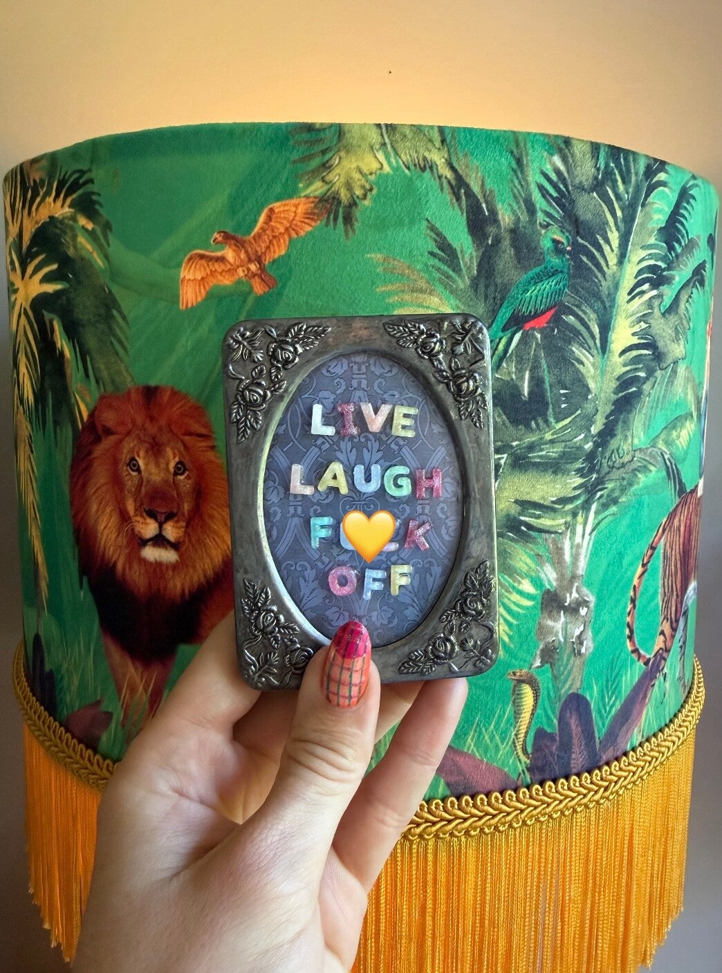 ‘Live, laugh…’ mini frame
