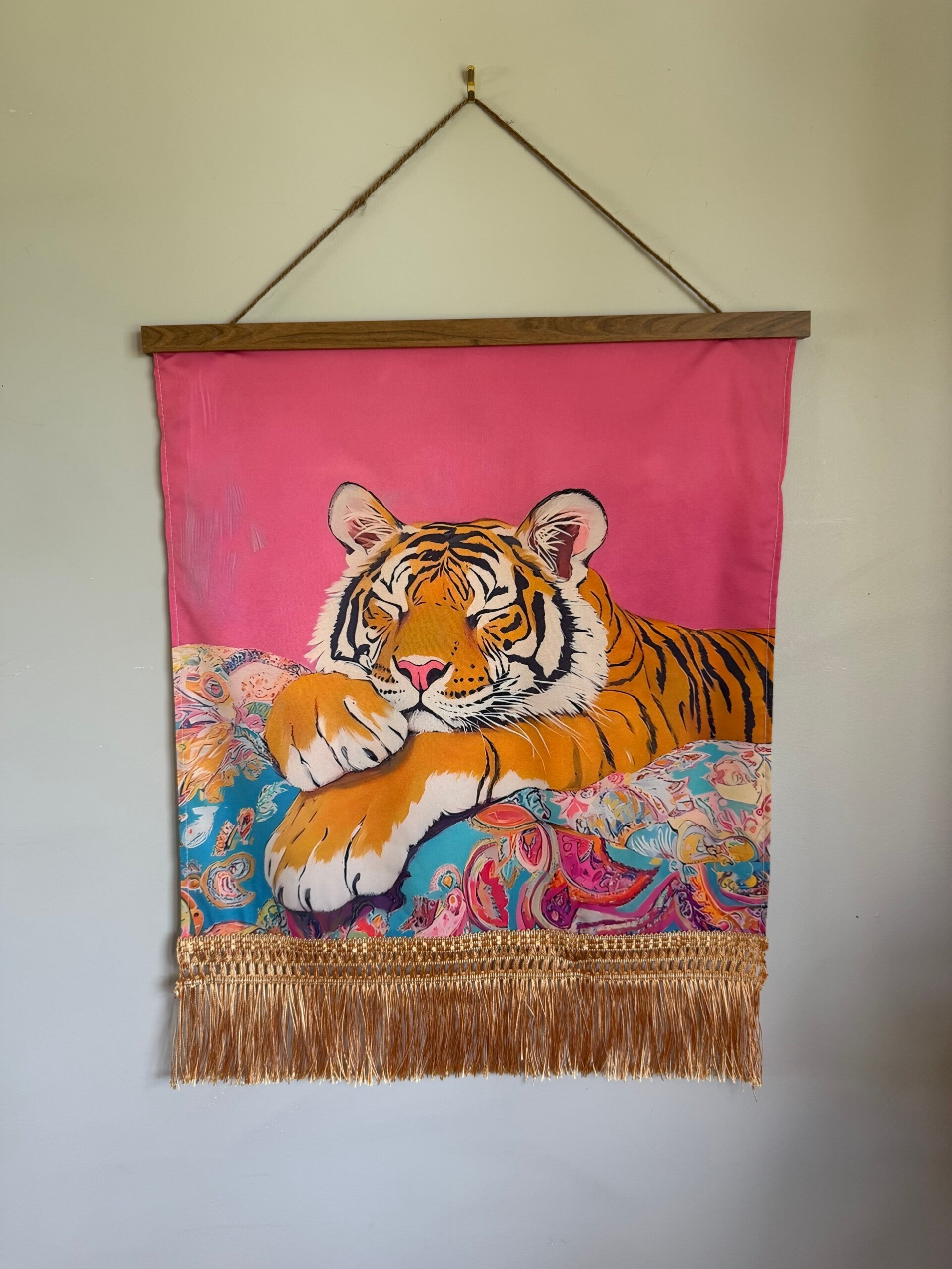 ‘Sleeping Tiger’ wall hanging