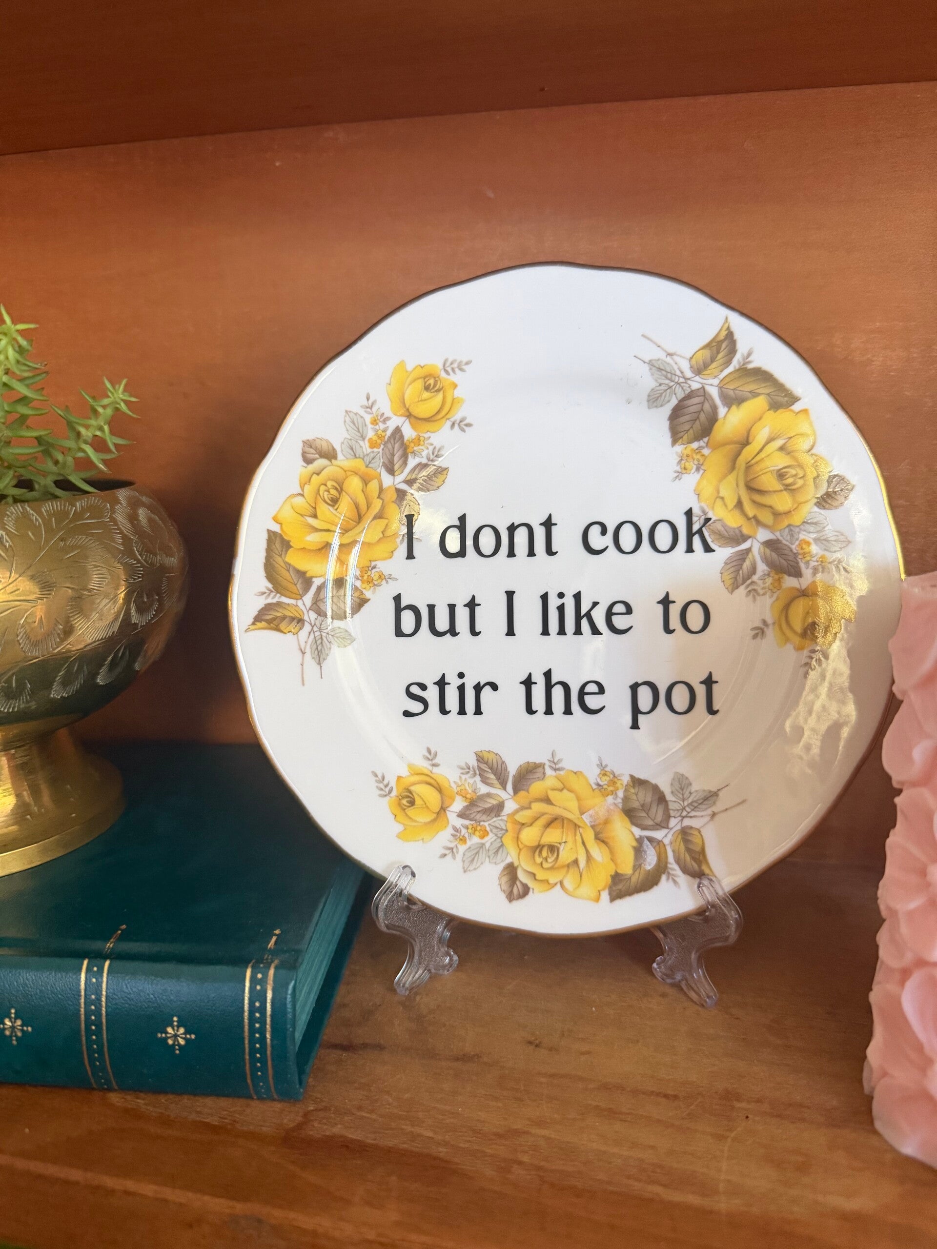 ‘I don’t cook’ plate