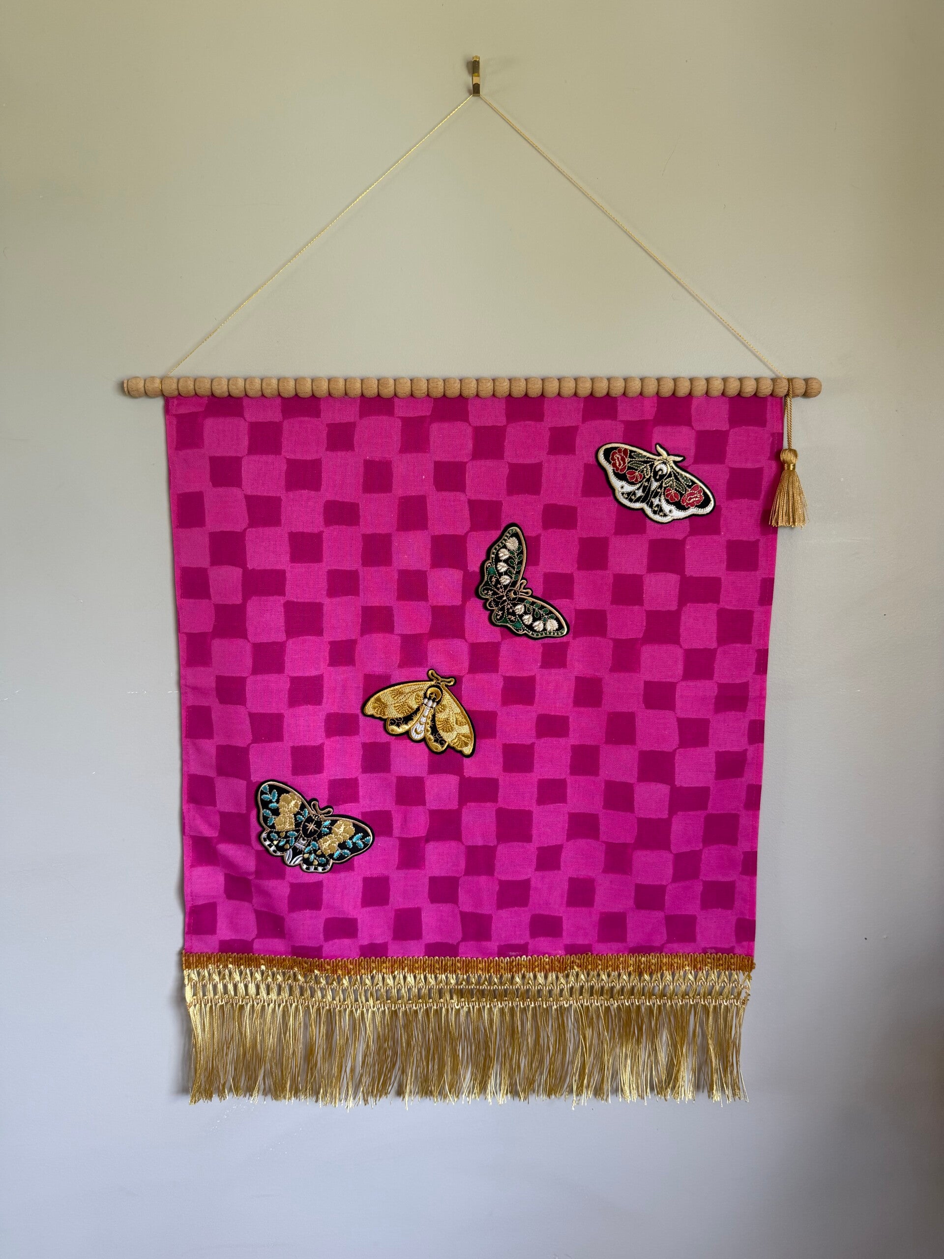 ‘Mystic Moth’ wall hanging