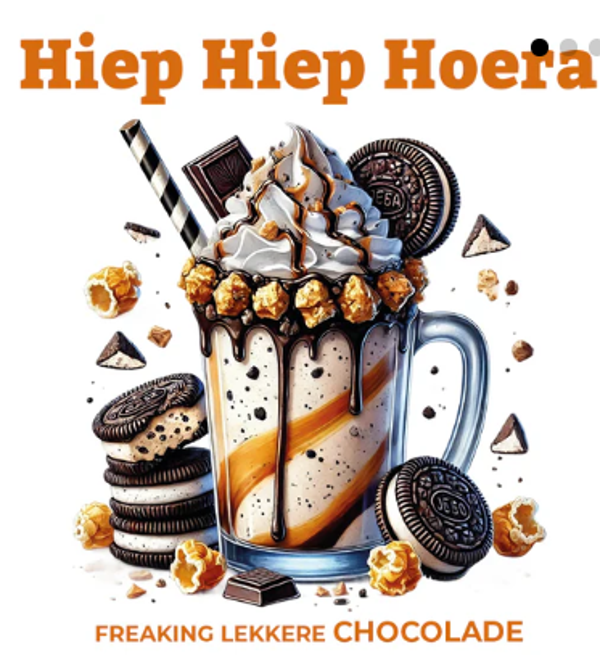 Reeptablet + wenskaart Hiep Hiep