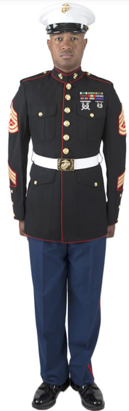 Service Alphas Garrison Blue Dress | USMC Uniform Guide