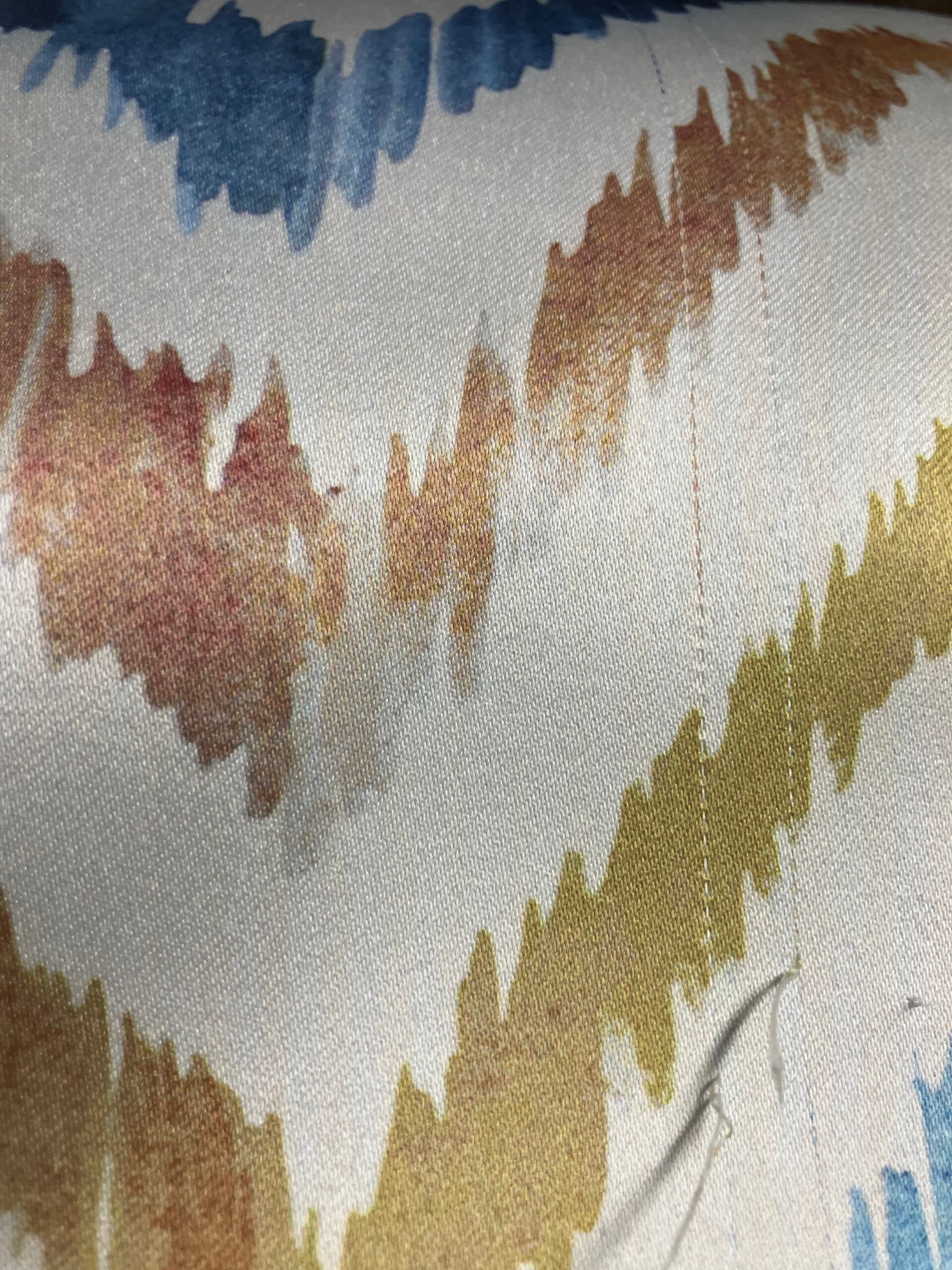 Blue brown Zigzag