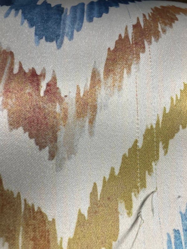 Blue brown Zigzag