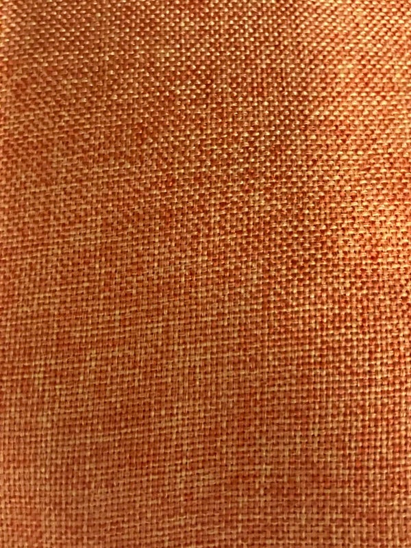 Orange Burlap