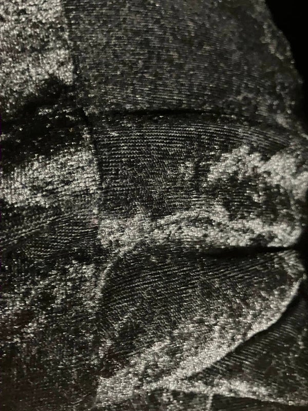 Black Crushed Velvet