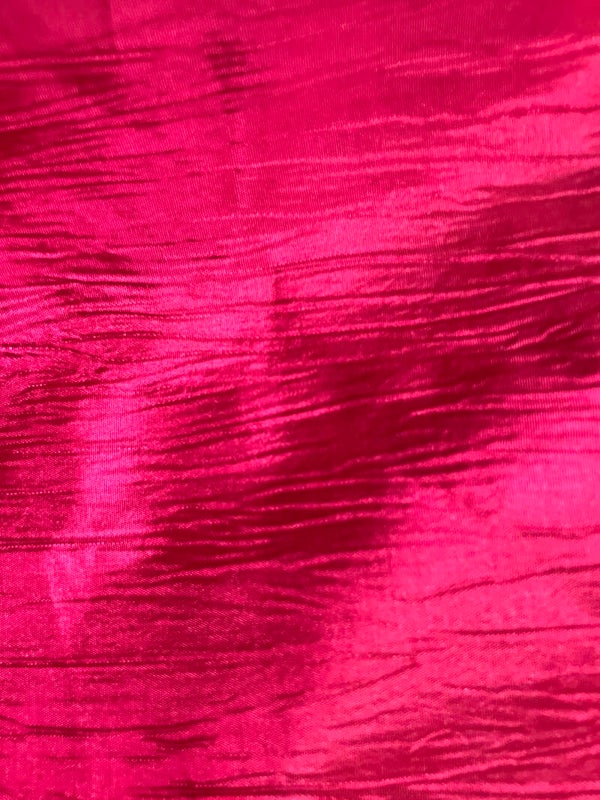 Pink Crushed Satin