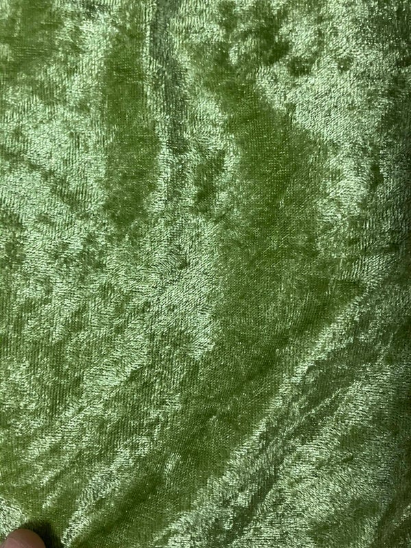 Green Crushed Velvet