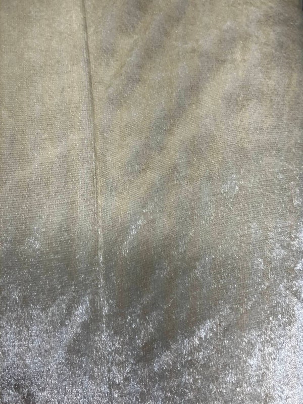 White Crushed Velvet