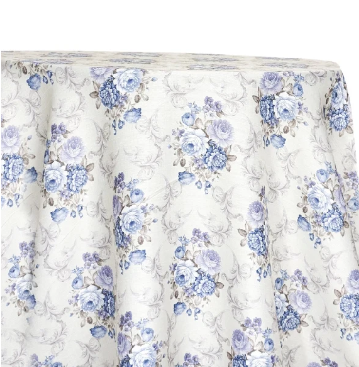 Blue and Purple Floral