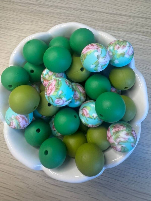 Kralenmix Groen