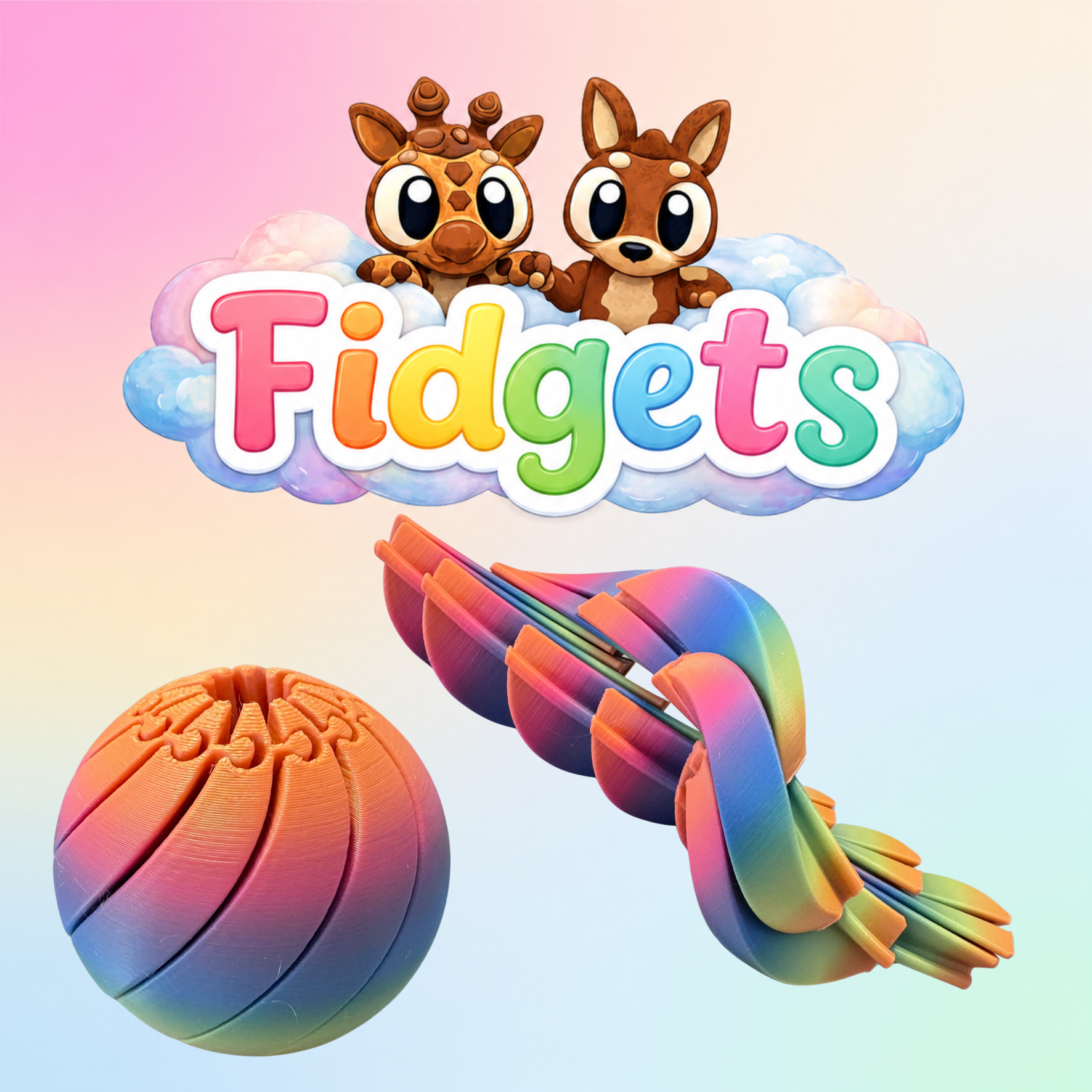 Fidget Spiraal Bal