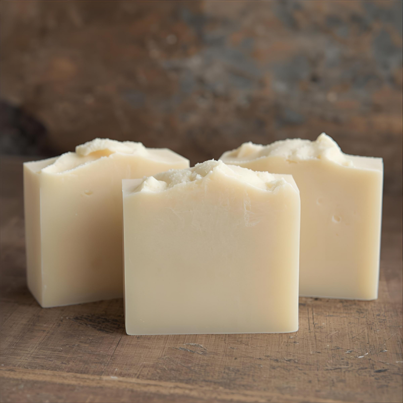 3 zeep bars van de Truly Zero allergie lijn, deze zepen zijn melk achtig wit, zonder geur of kleurstoffen.