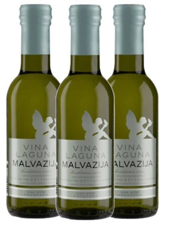 LAGUNA Malvasia Wein 0,187l - Istrien- 3er Pack