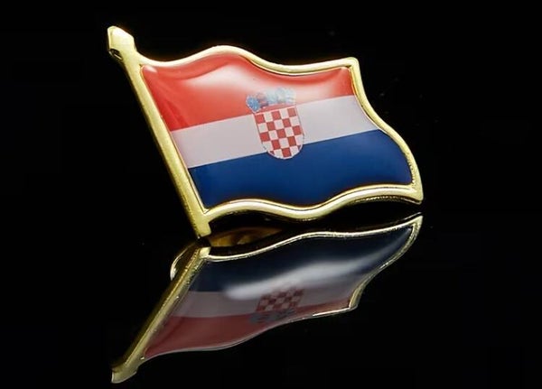 Kroatischer Nationalflaggen-Anstecker