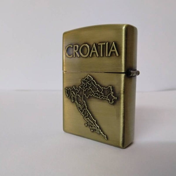 Feuerzeug "ZIPPO" Hrvastka -Bronze-