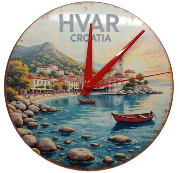 Wanduhr "Hvar"