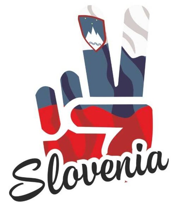 Aufkleber "Peace Slovenia"
