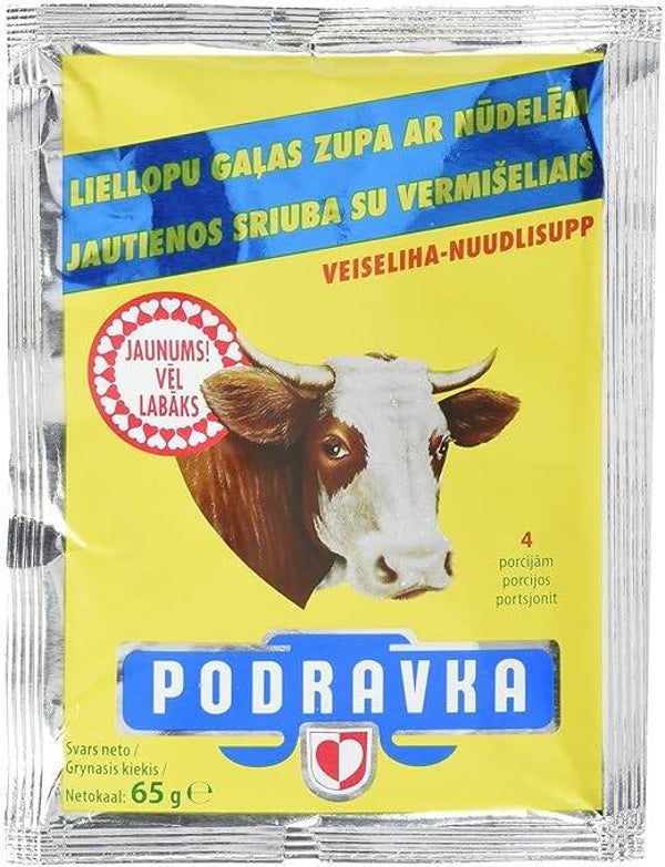 Podravka Rindersuppe mit Nudeln (1 x 65 g)