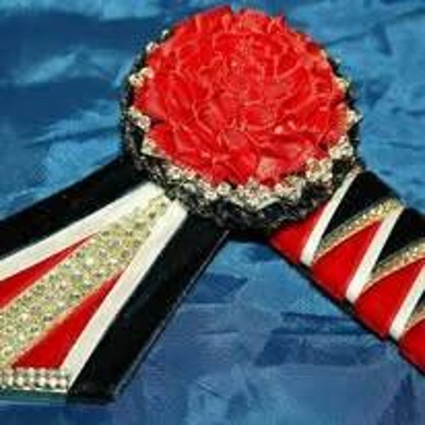 Red and Navy Jewel