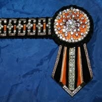 Black & Orange crystal