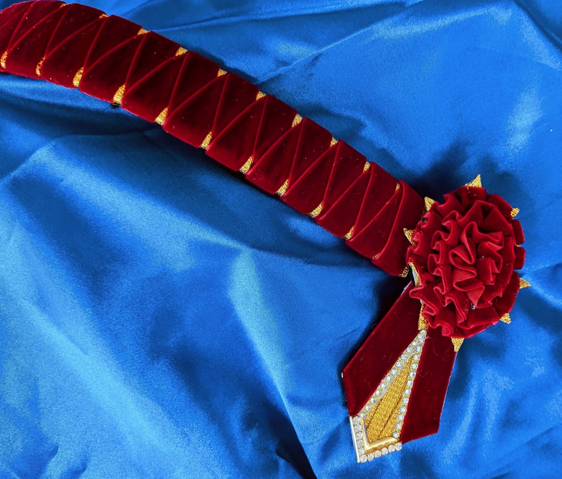 Velvet Rose 15 1/2-inch x 1 1/4-inch-wide band