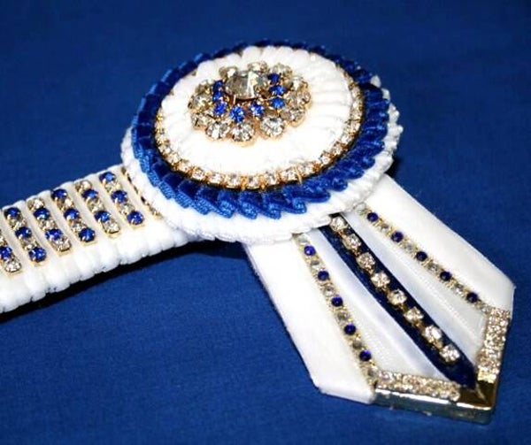 Blue & White Sparkle