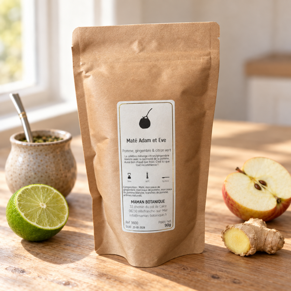 Maté Adam & Ève – Le trio Vitalité Gingembre, Citron & Pomme