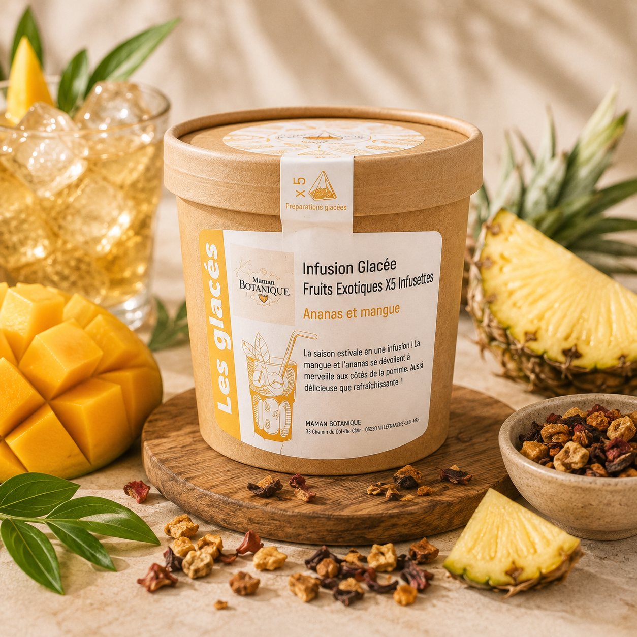 Infusion Glacée Fruits Exotiques 🌴🍍🥭
