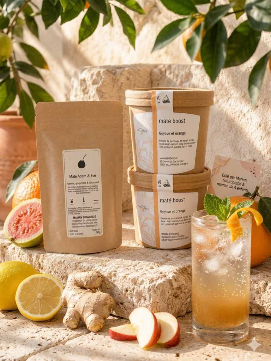 Duo Summer Boost Glacées – Matés Fruités Bio Énergie
