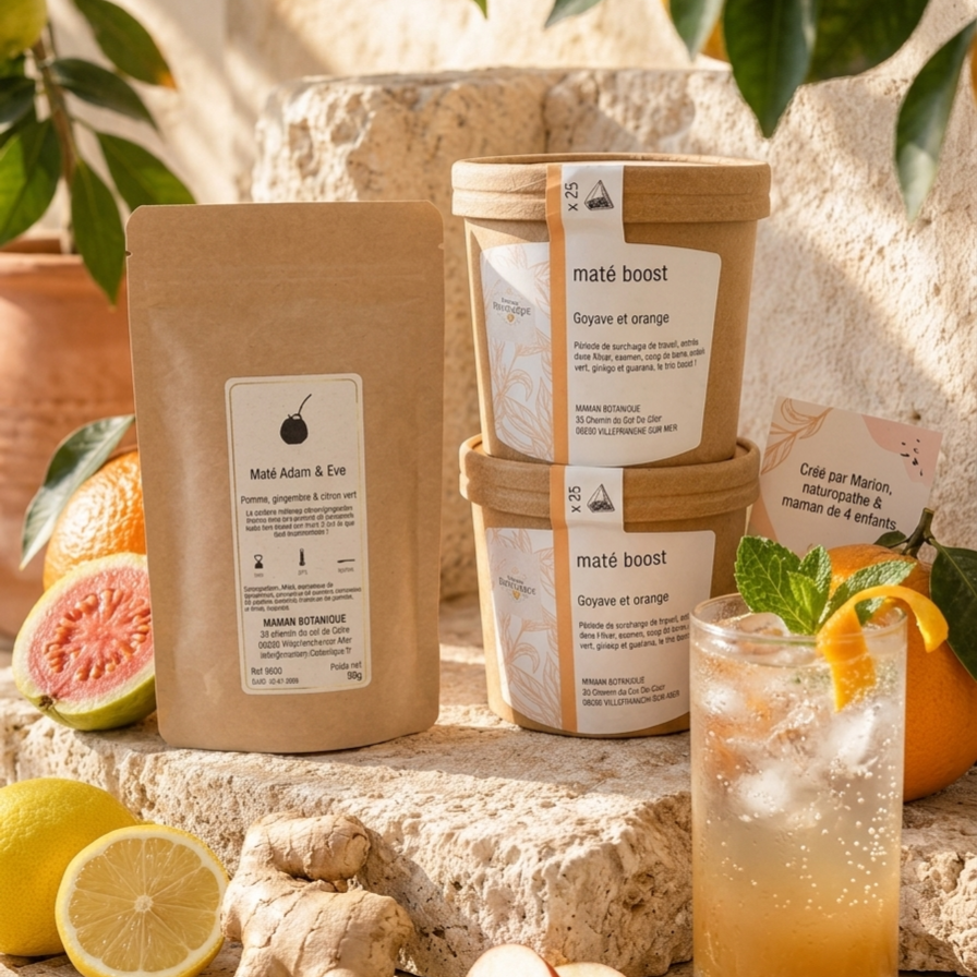Duo Summer Boost Glacées – Matés Fruités Bio Énergie
