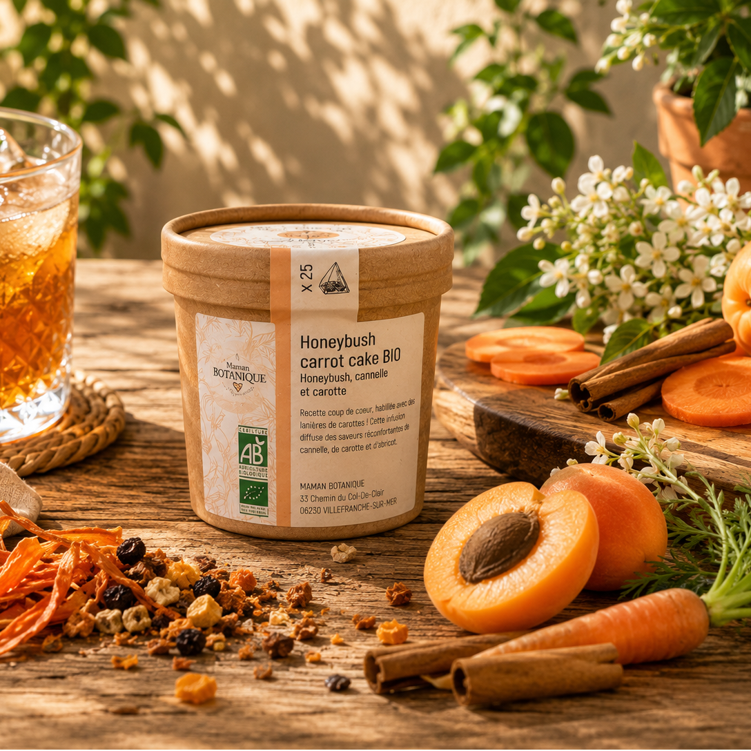 Honeybush Carrot Cake bio