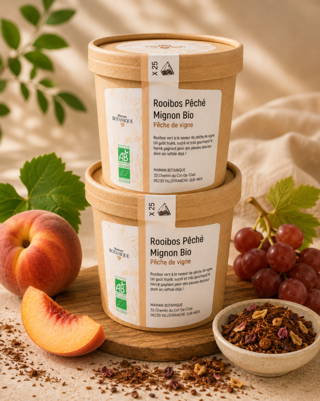 🍑 Rooibos Pêché Mignon BIO