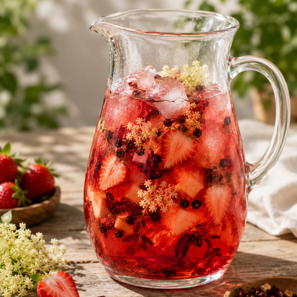 Infusion Glacée Fraise 🍓 🌺