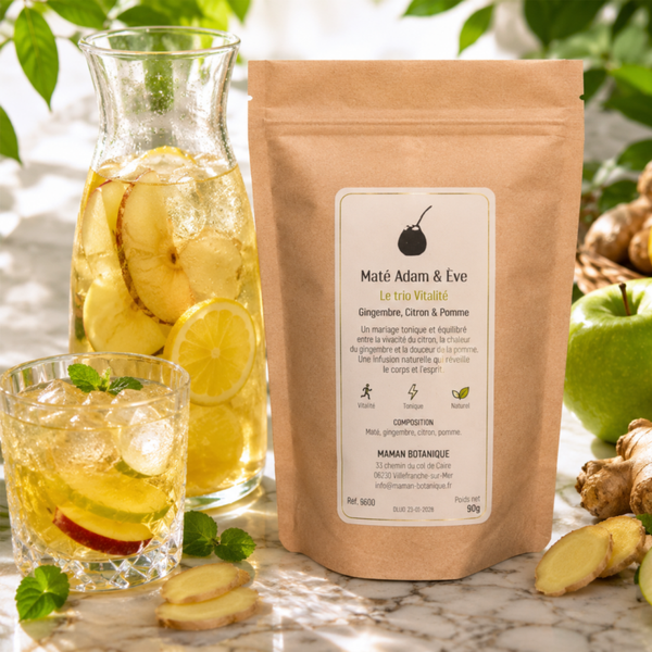 Adam & Ève – Le trio Vitalité Gingembre, Citron & Pomme