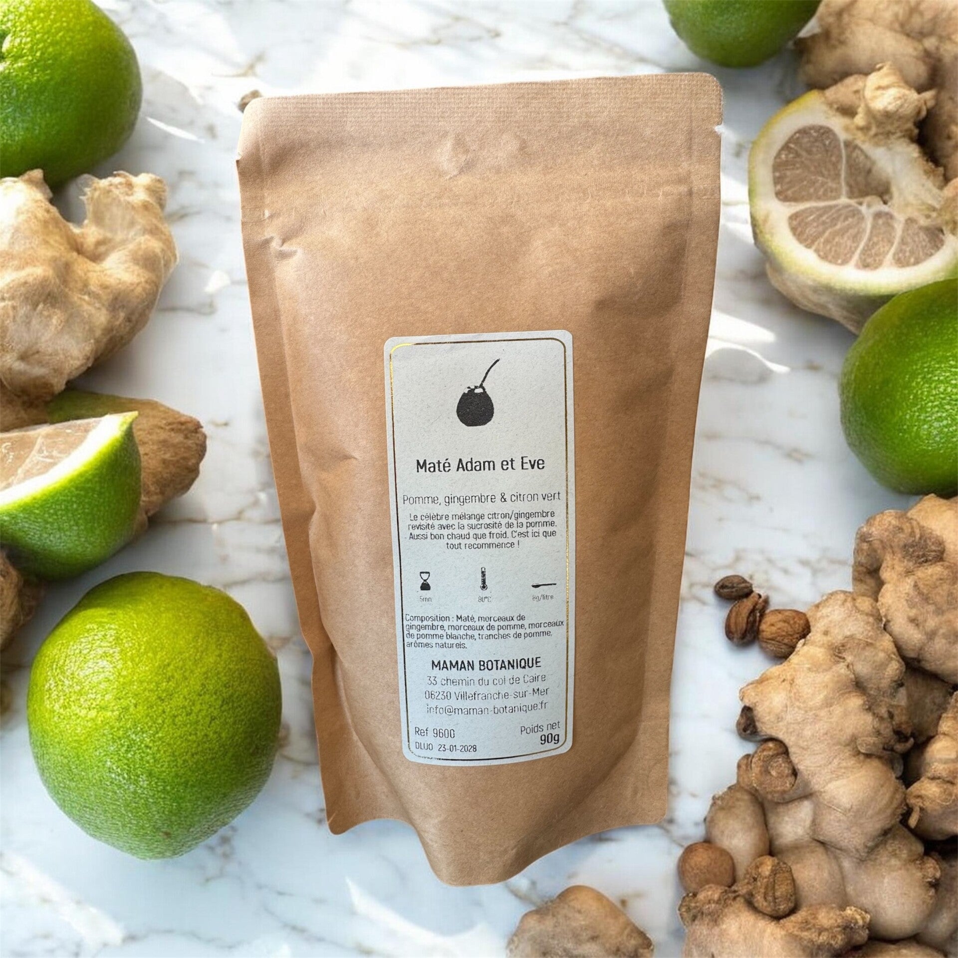 Adam & Ève – Le trio Vitalité Gingembre, Citron & Pomme