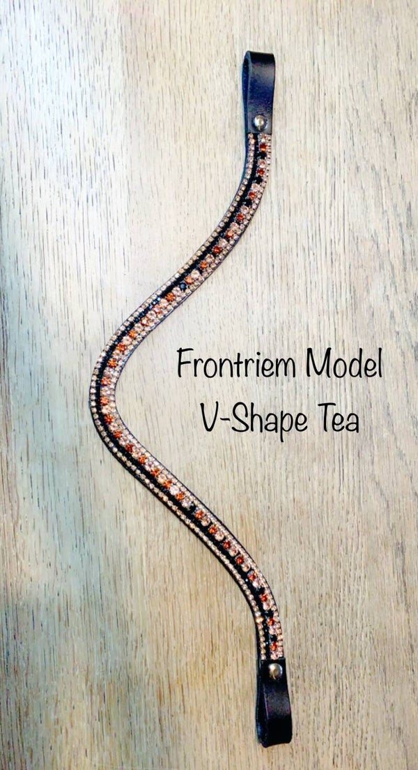 Frontriem 1,5 cm Model V-shape Tea