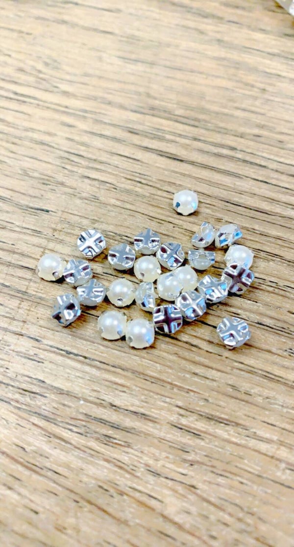 Parel naturel kleur    5 mm