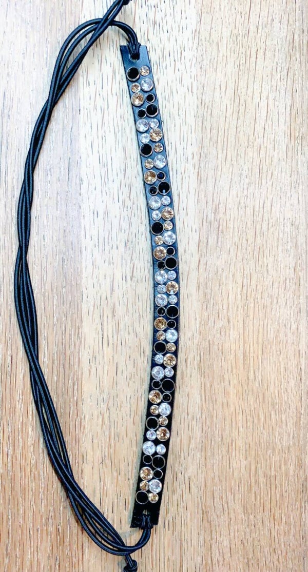 Zadelsieraad 1,5 cm model topaz stone