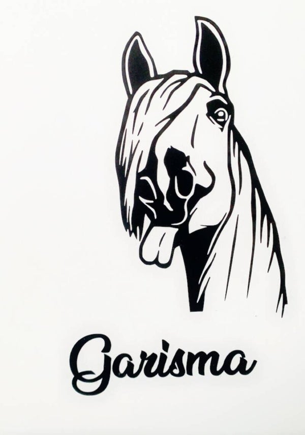 Paarden sticker model 3