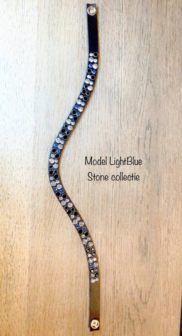 Past op PresTeq Frontriem Model light blue