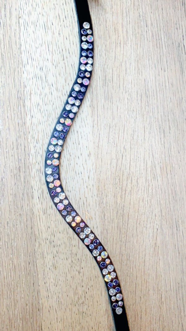 Frontriem frontriem Lila AB uit de stone collectie