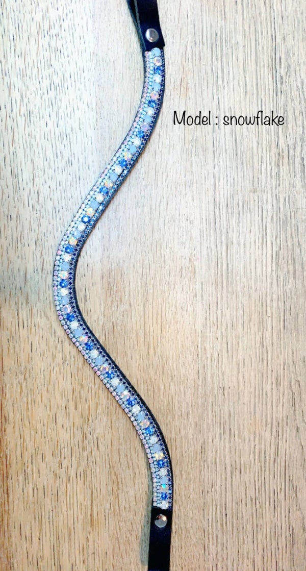 Frontriem Model 1,5 cm Snowflake