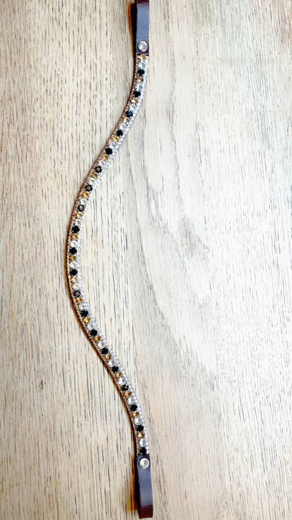 Frontriem 1 cm Model Small Topaz