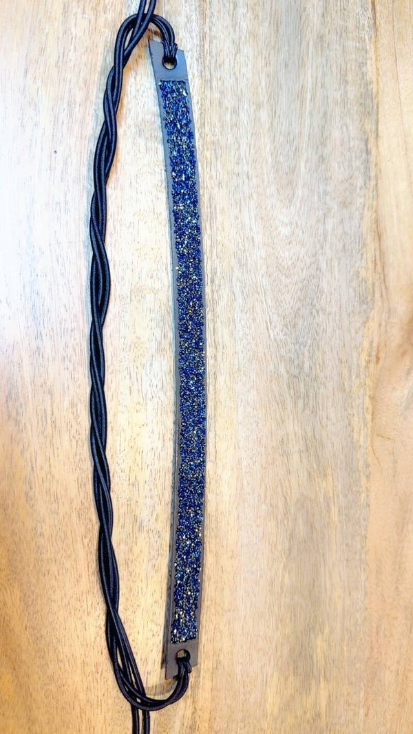 Zadelsieraad  Donkerblauw