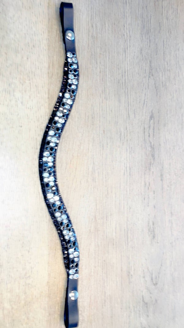 Model Zwart Zilver Glitter