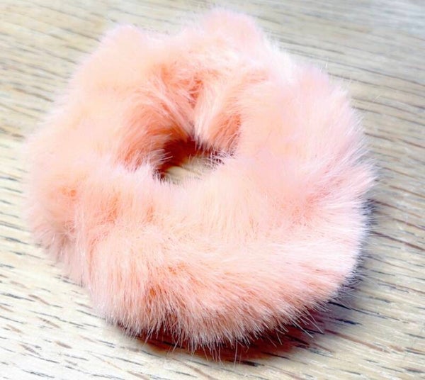 Fluffy donut kleur Peache